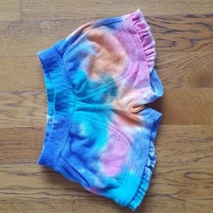 Chaser  terry cloth tied dyed shorts
